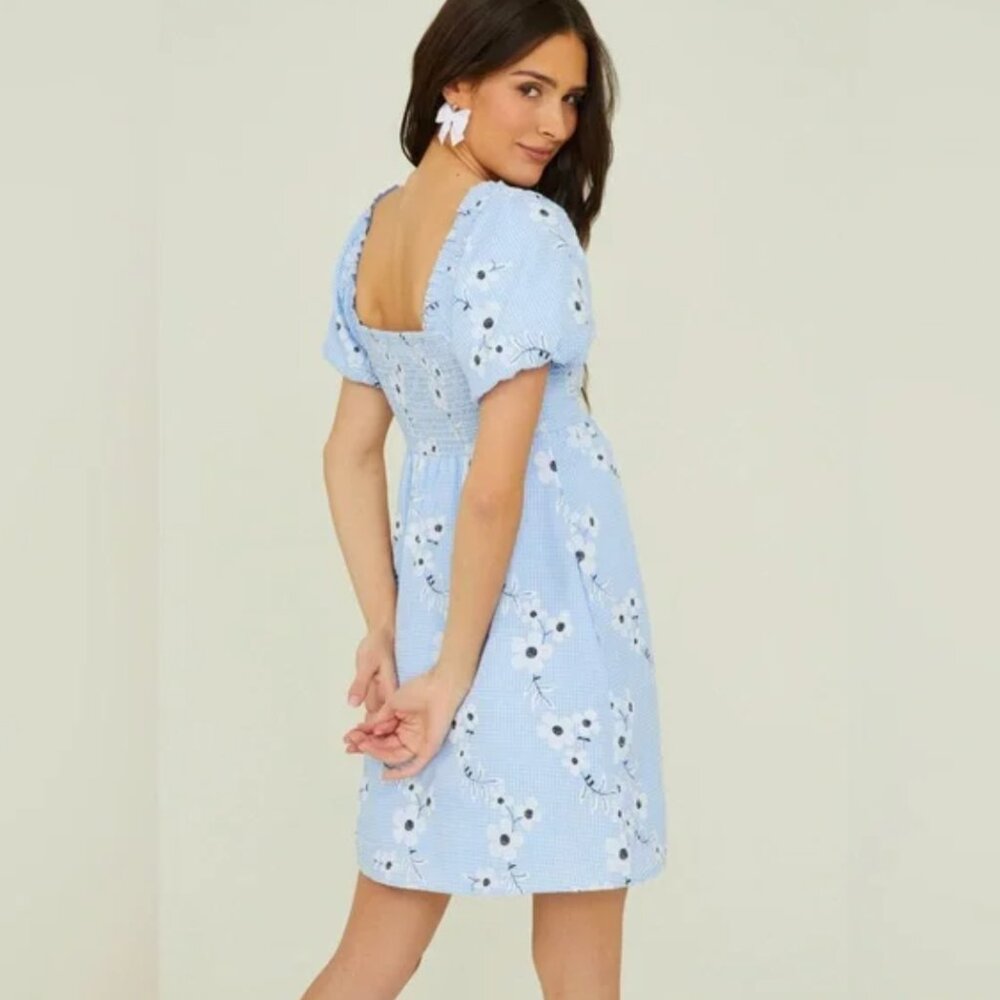 Altar'd State daisy gingham dress